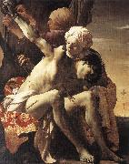 St Sebastian Tended by Irene and her Maid rt